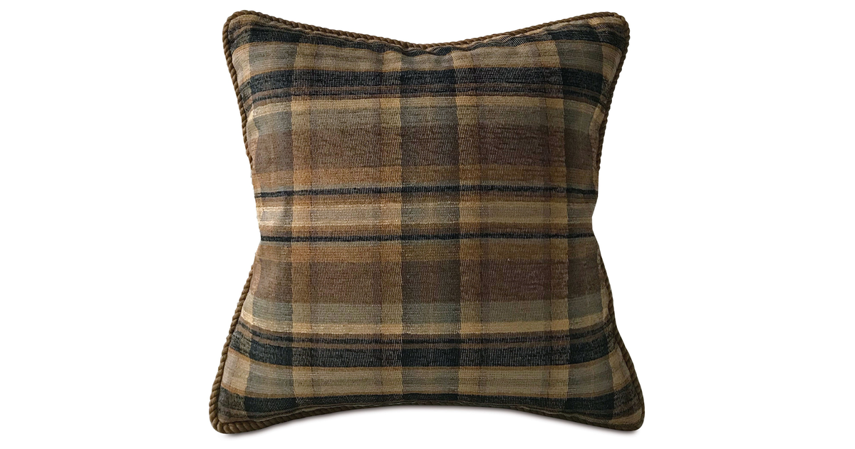 Photo inspiration: Fresh Look at Made In Usa Mountain Woven Plaid Earth Tone Throw Pillow