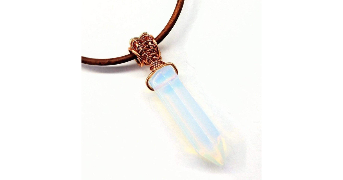 Made In Usa Men S Rustic Wire Wrapped Pointed Crystal Photo Inspiration