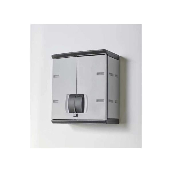 FastTrack Resin Garage Wall Cabinet Double Doors