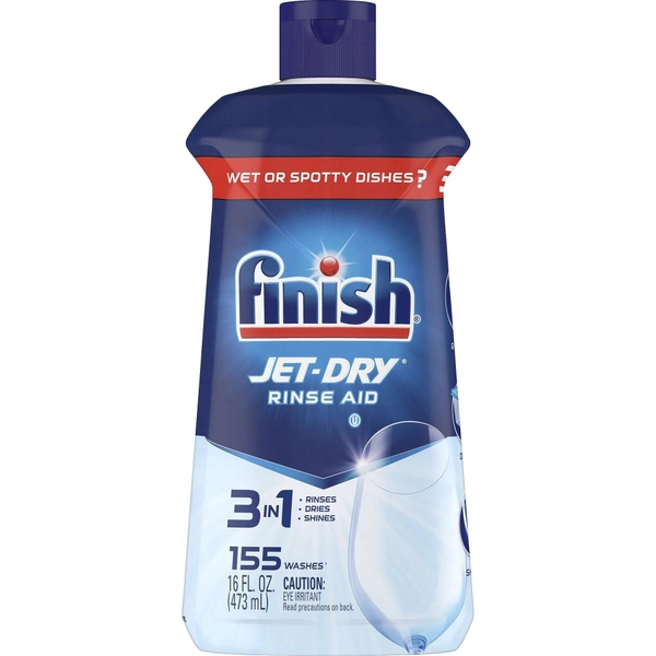 Finish Jet-Dry Rinse Aid - 16 fl oz - Original Scent - 6 / Carton
