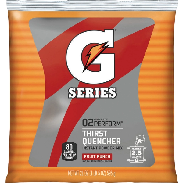 Gatorade Fruit Punch Powder - 1.31 lb - 2.5 gal Yield - 1 Pack