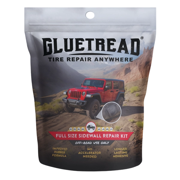 GlueTread Full Size 4X4 Tire Sidewall Repair Kit