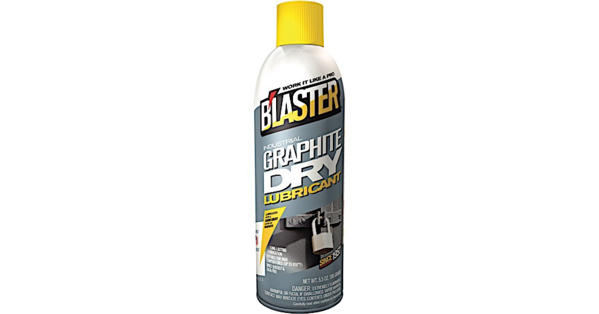 Made In USA | Industrial Graphite Dry Lubricant Spray, 5.5 oz