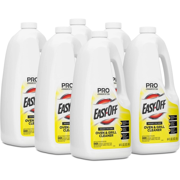 Easy-Off Oven/Grill Cleaner - 64 fl oz - Non-flammable - 6 / Carton