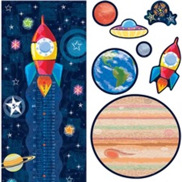 Trend Up We Grow! Growth Chart Set - Science & Space - 24 Pieces