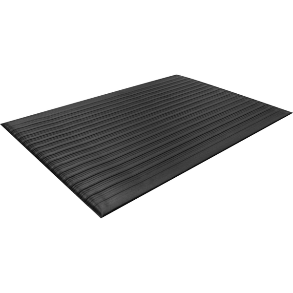 Guardian Air Step Antifatigue Mat - Indoor - 24" x 36" x 0.370" - Polycarbonate - Black