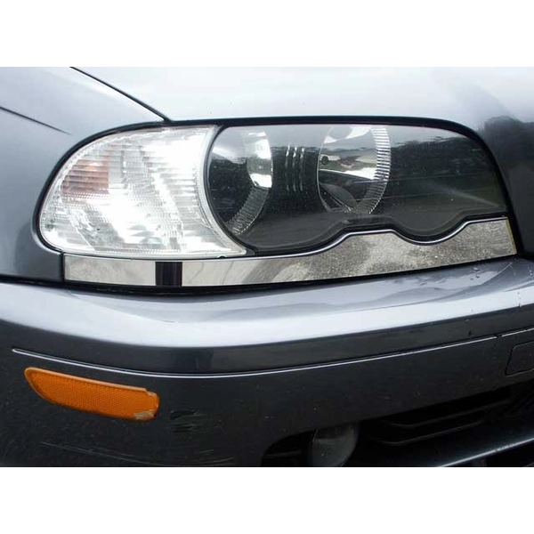 HL25900 Stainless Steel Head Light Accent Trim 2 Pc QAA