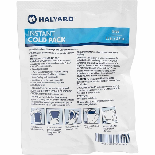 Halyard Instant Cold Pack - Latex-free, Non-sterile, 24/Carton