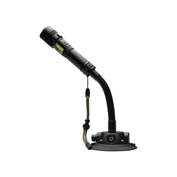 Heavy-Duty Flashlight Mount with 7-Inch Rigid Flex Arm