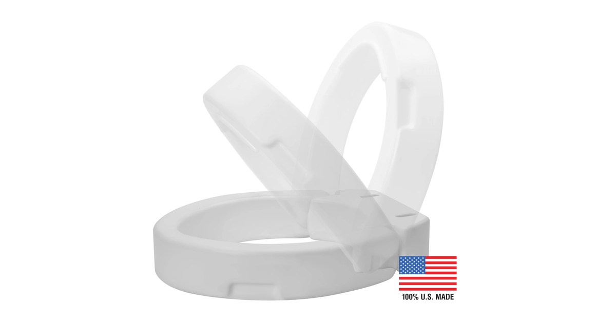 Made In USA | Hinged Toilet Seat Riser