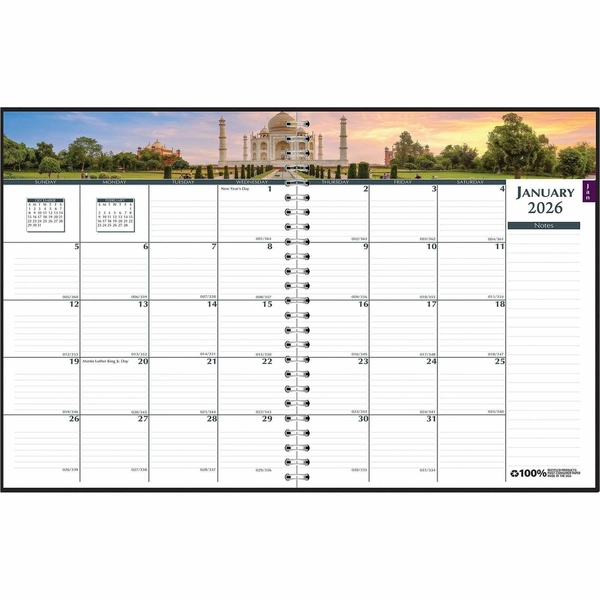 House of Doolittle Earthscapes Gardens Weekly/Monthly Planner 2026 - 7" x 10" - Wire Bound