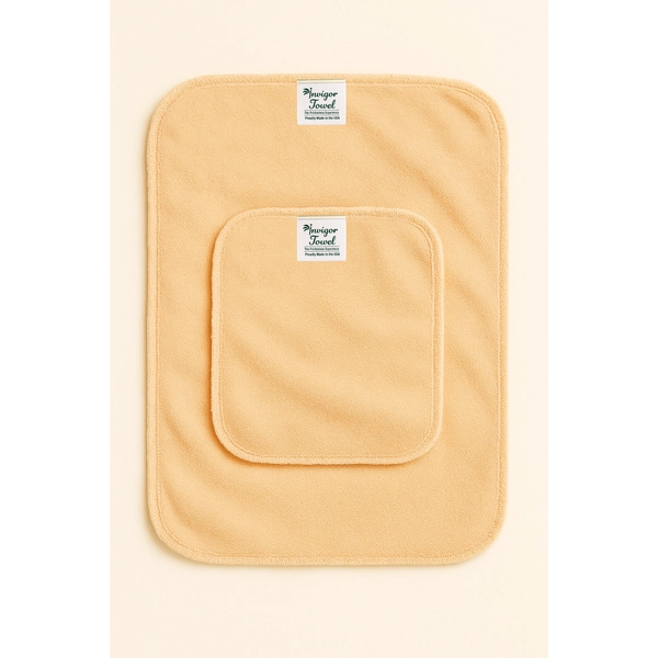 Invigor Towel® Hand Towel + Washcloth Set – Orange (16×24 + 11×11)