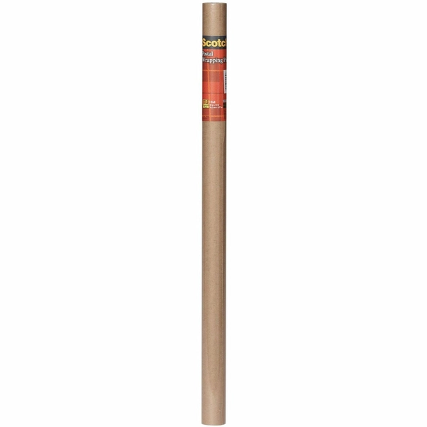 Scotch Kraft Wrapping Paper - 30" x 15 ft - 1 Roll
