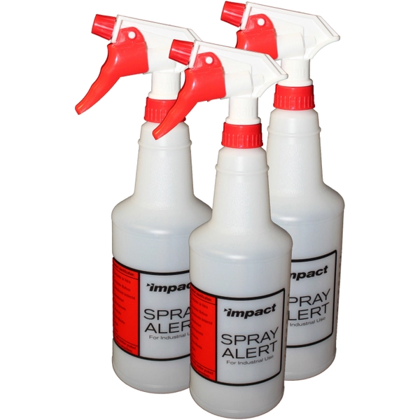 Spray Alert Leak Proof Spray Bottle - 10.6" x 4.5" - White - 3 Pack