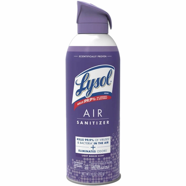 Lysol Air Sanitizer Spray - 10 fl oz - Light Breeze - Antimicrobial