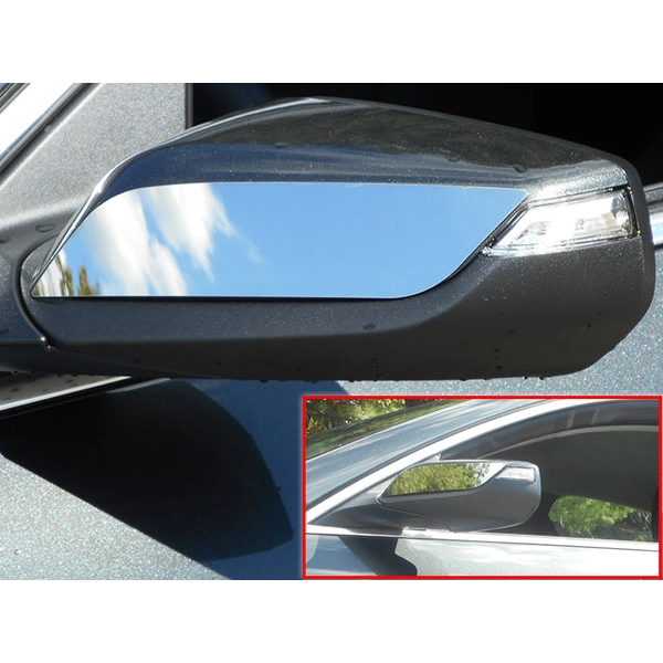 MA56105 Stainless Steel Mirror Accent Trim 2 Pc 2016-2024 Chevrolet Malibu QAA