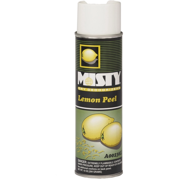 MISTY Lemon Scented Deodorizer Spray - 10 fl oz - 12 / Carton
