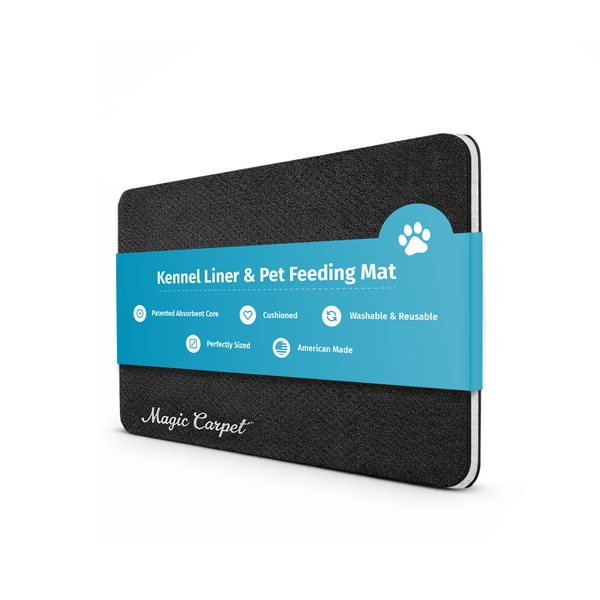 Magic Carpet™ Kennel Liner & Pet Feeding Mat (1-Pack)