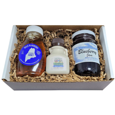 Maine Holiday Gift Pack (Blueberry Jam, Honey & Maple Syrup)