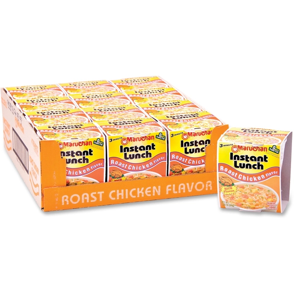 Maruchan Instant Lunch Roast Chicken Ramen - Cup - 12 / Carton
