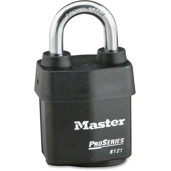Master Lock Pro Series Rekeyable Padlock - Keyed Different - 0.31" Shackle - Steel - 1 Each