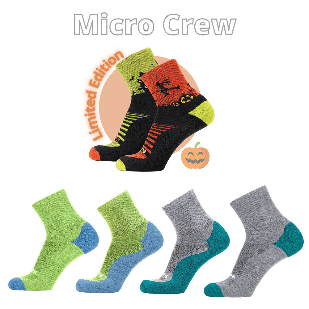 "Limited Edition" Micro Crew Wool Sock