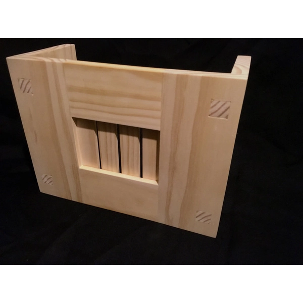 Mission Style Doorbell Chime Cover, Solid Pine
