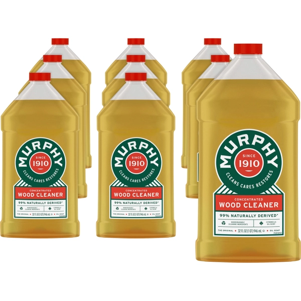 Murphy Oil Soap Wood Cleaner - 32 fl oz - Phosphate, Ammonia & Bleach-free - 9/Carton