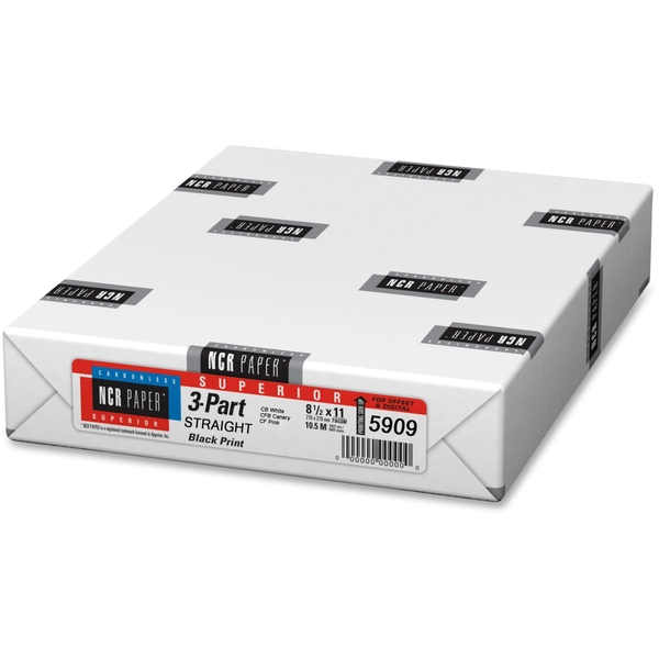 Superior 3-Part Carbonless NCR Paper - 8.5" x 11" - 500 Pack - White/Canary/Pink