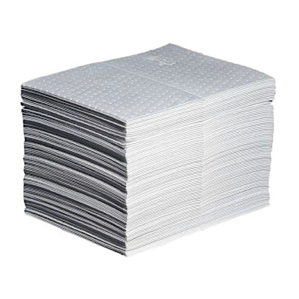 Oil-Only Heavyweight Absorbent Pads, 100-Pack
