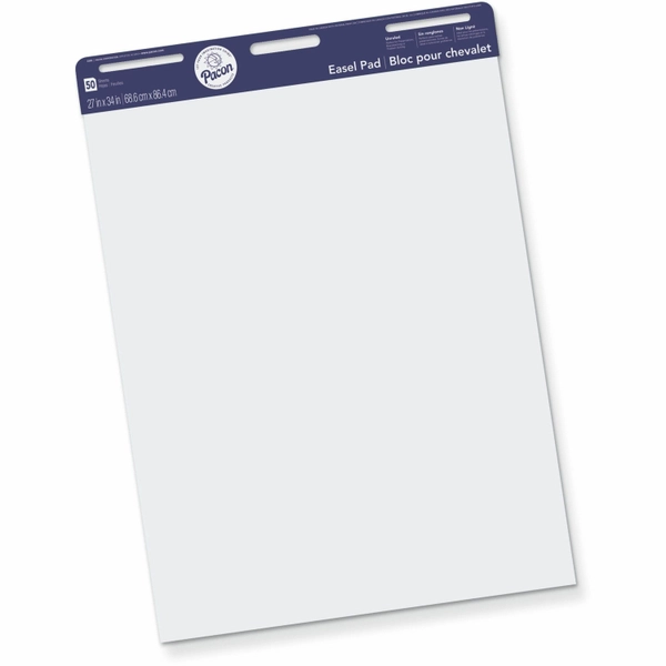 Pacon Easel Pad - 50 Sheets - 27" x 34" - White - 1 Pad