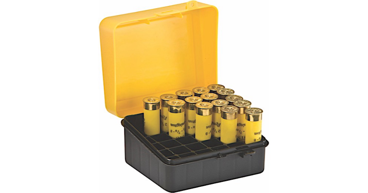 Made In USA | PLANO 20 Ga. Shell Box w/Padlock – 2.75 or 3″ Shells