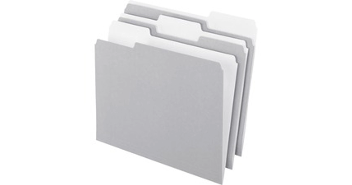 Made In USA | Pendaflex 1/3 Tab Cut Letter Recycled File Folders - 8.5 ...