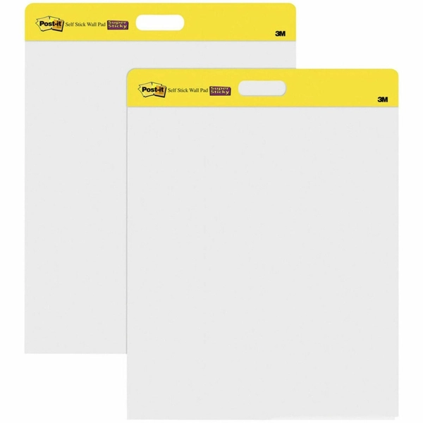 Post-it Easel Pads - 20 Sheets, 20" x 23", White - 2 / Pack