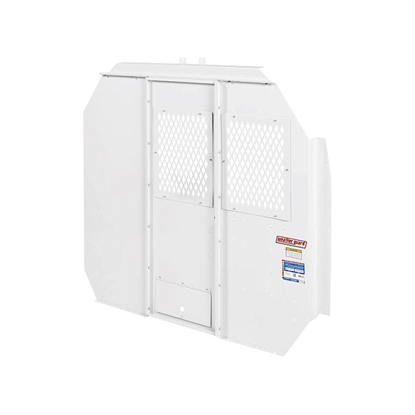 Low-Roof Transit Steel Screen Bulkhead, White