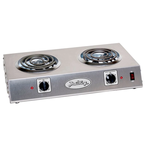 Professional Double Burner Range - Stainless
