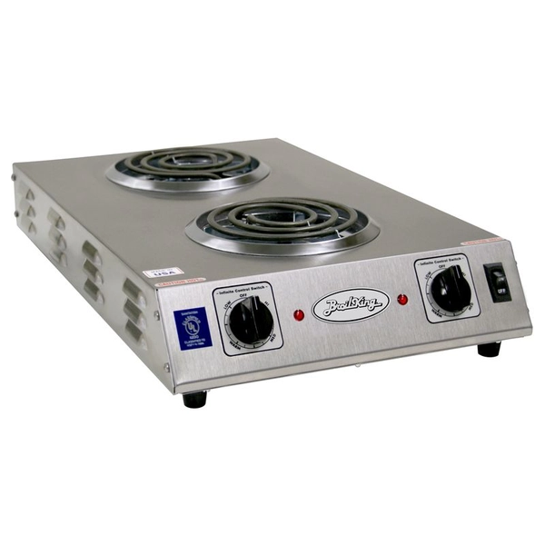 Professional Double Burner Space Saver Range - Stainless