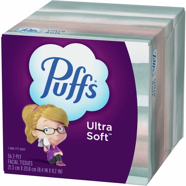 Puffs Ultra Facial Tissue - 56 Count Box
