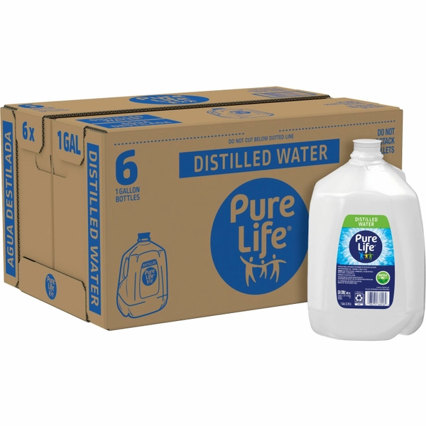 Pure Life Distilled Water - 127.82 fl oz (3.78 L) - 6 Bottles