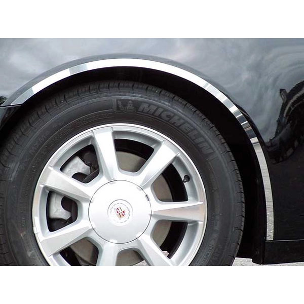 QAA fits Cadillac CTS Sport Wagon 2010-2014 (4 piece Stainless Wheel Well Accent Trim) WQ48250-2