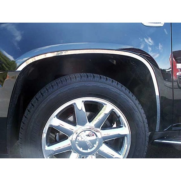 QAA fits Cadillac Escalade 2007-2014 (6 piece Stainless Steel Wheel Well Accent Trim) WQ47295-1