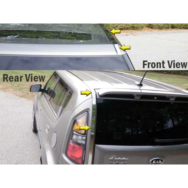 RI10830 Stainless Steel Roof Insert Trim 8 Pc QAA