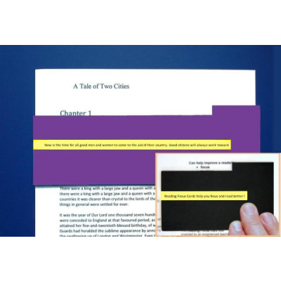 Reading Focus Cards Set A (Asst. Colors)