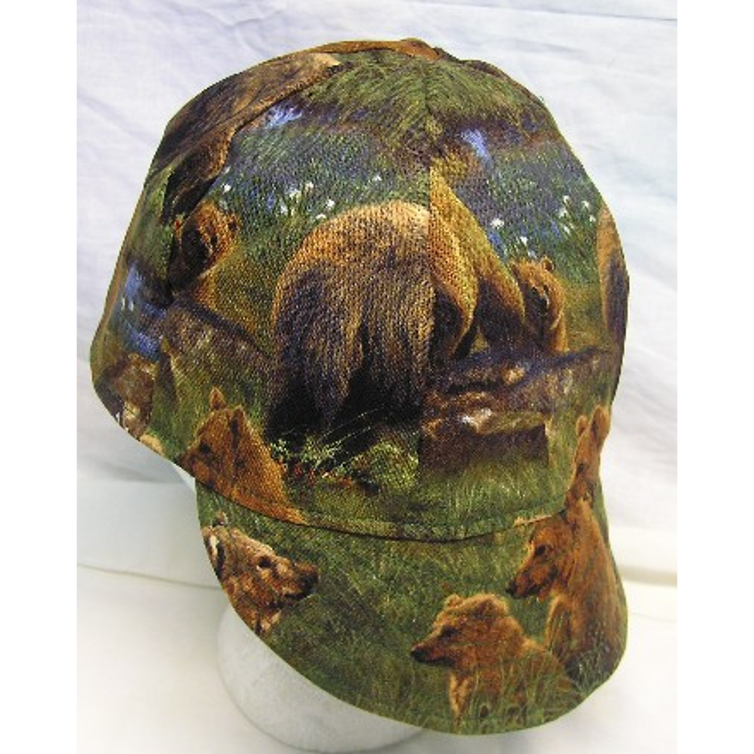 Mama Bear & Cubs Welder Cap size 7 1/2