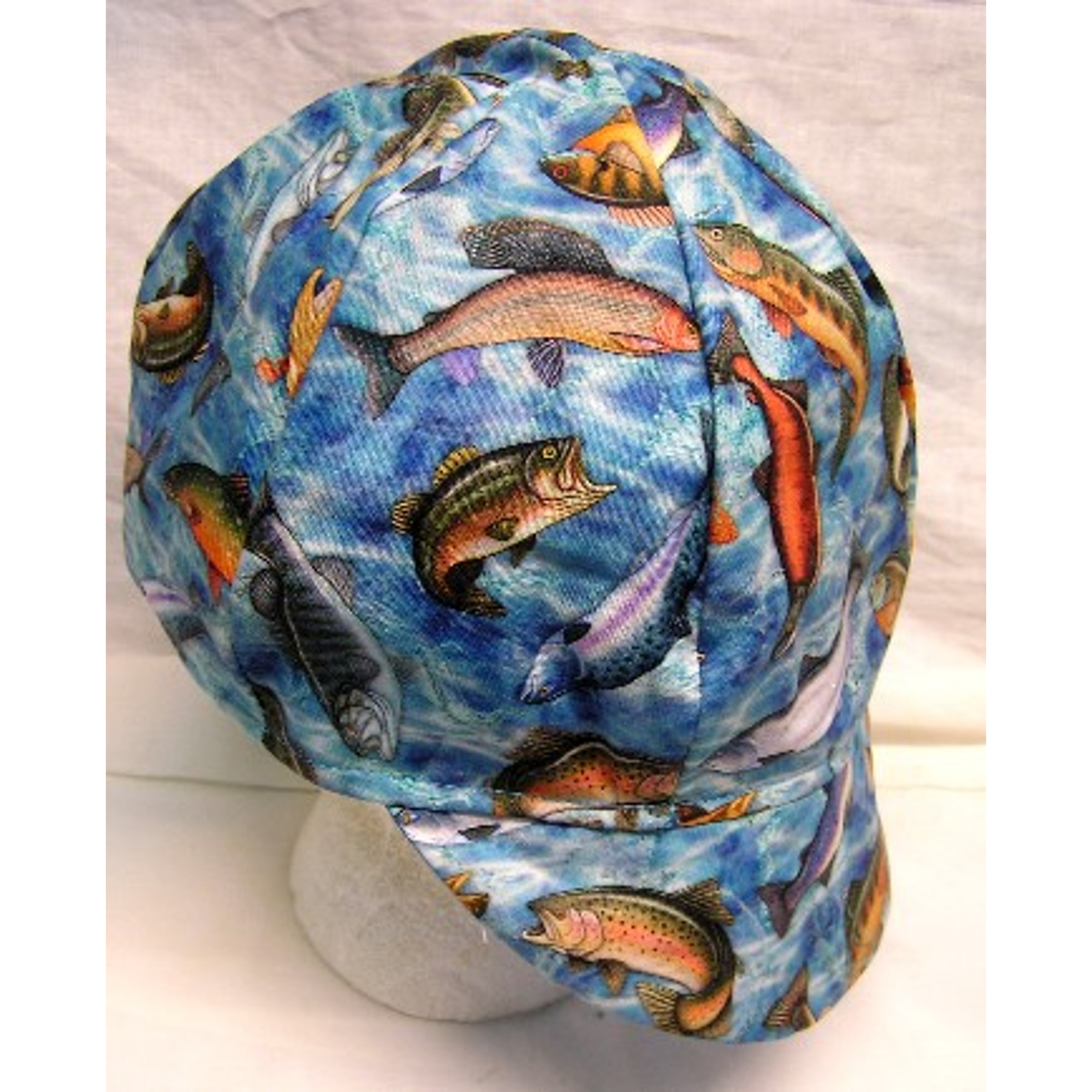 Blue Fish Welders Cap size 8