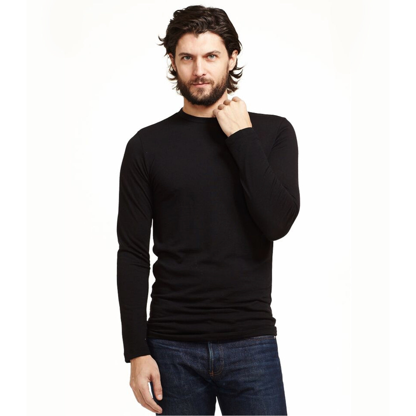 Men's Wool Crew Neck - Long Sleeve