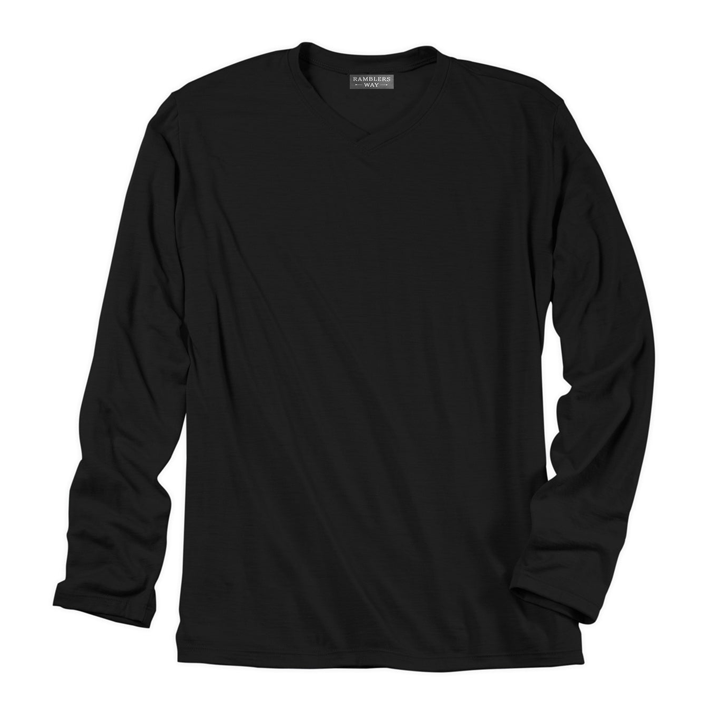 Men's Wool Cross Neck - Long Sleeve