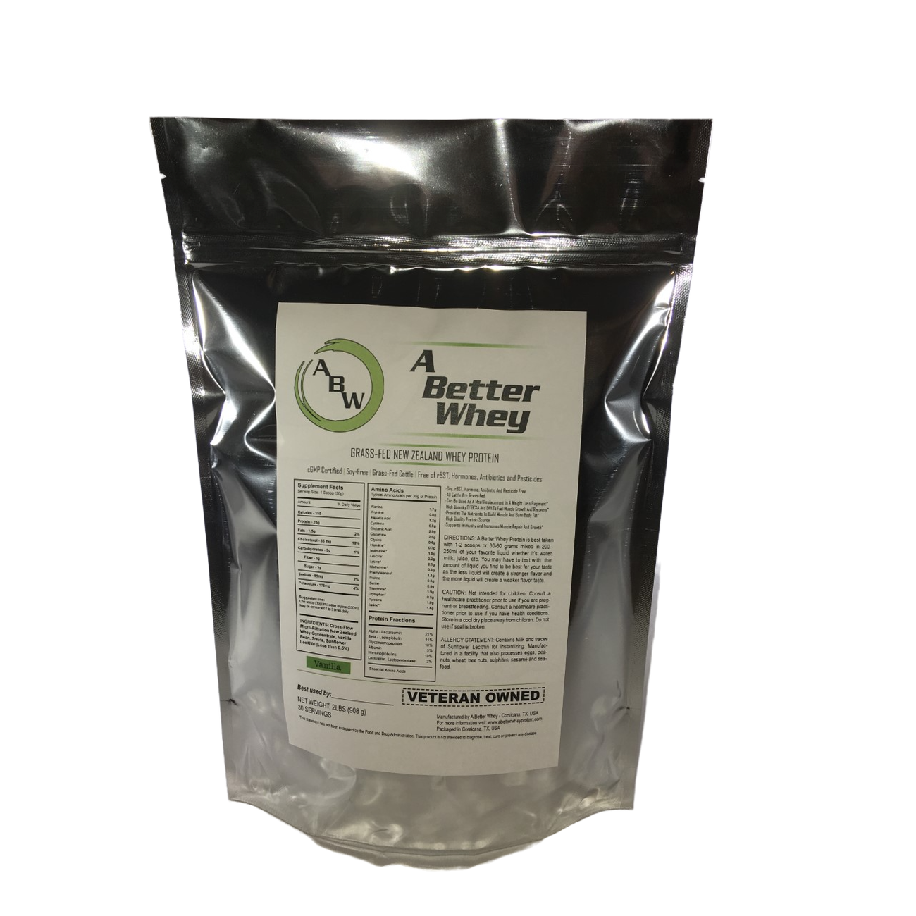 Vanilla Bean Whey Protein