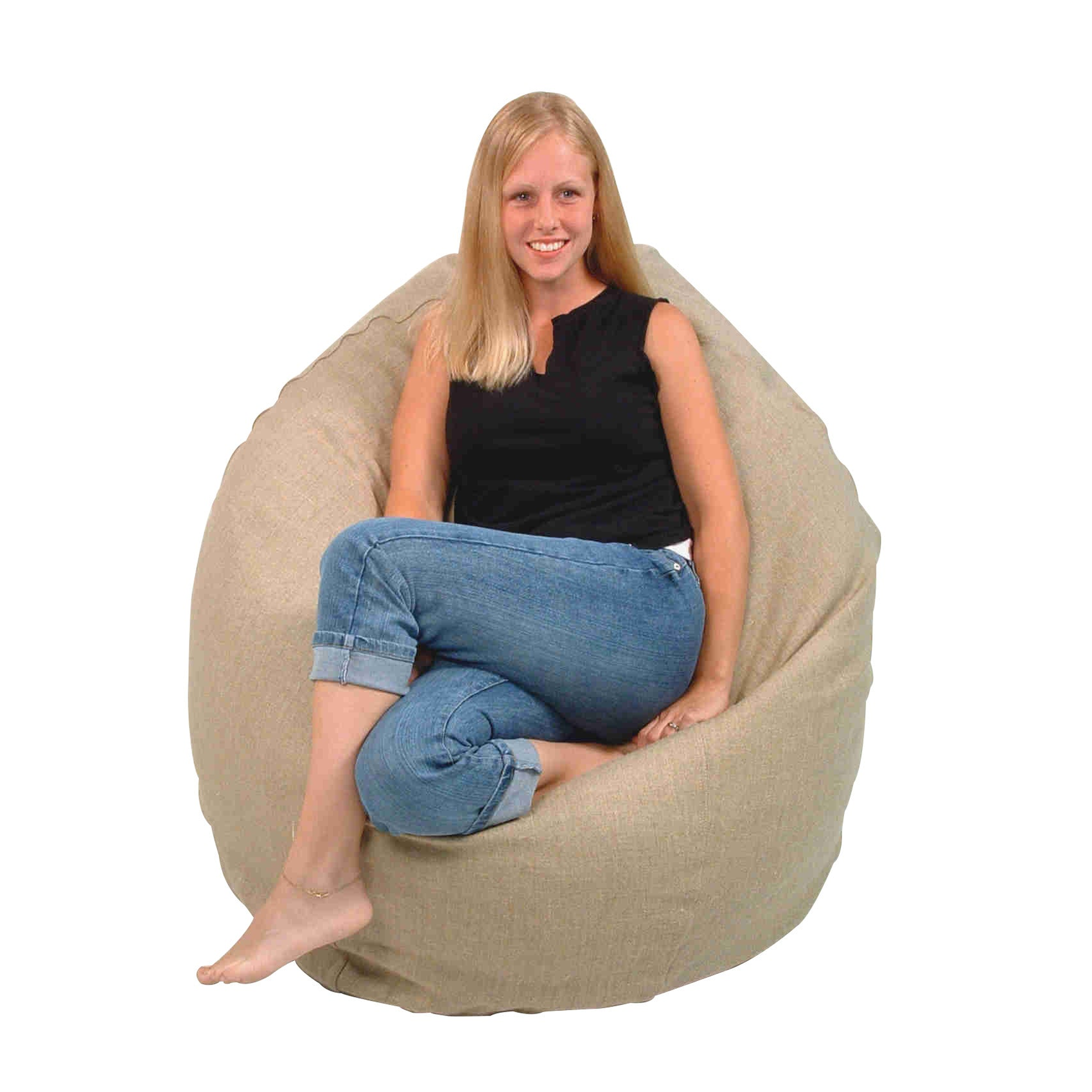 ComfyBean Adult Bean Bag Lounger - Hemp