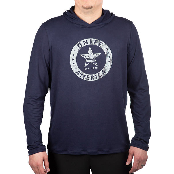 Unite America Navy SoftTECH™ Lightweight Hoodie